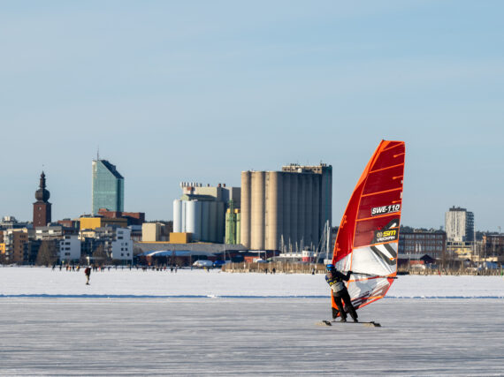 Ice Sailing Västeras